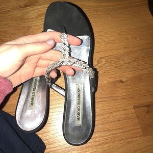 Manolo Blahnik black heels